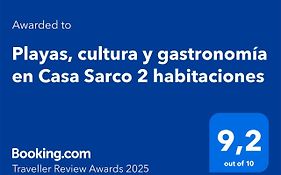 Playas, Cultura Y Gastronomia En Casa Sarco 2 Habitaciones